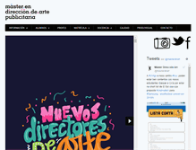 Tablet Screenshot of direccionarte.es